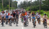 Passeio ciclístico do próximo domingo terá trajeto entre os Parques Centenário e Leon Feffer, ida e volta (Foto: Guilherme Berti/PMMC)