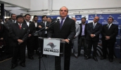 Presidente do Tribunal de Justiça, desembargador Paulo Dimas Mascaretti, disse que o novo prédio trará conforto para servidores e cidadãos (Foto: Guilherme Berti/PMMC)