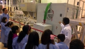 Alunos mogianos tiveram acesso a área restrita do INPE, onde somente chefes de Estado já passaram. (Foto: Divulgação/PMMC)