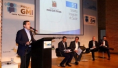 Prefeito mogiano participou do painel sobre saúde ao lado dos colegas de Diadema, Carapicuíba, Vargem Grande Paulista e Embu das Artes (Foto: Ney Sarmento/PMMC)