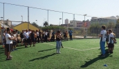 As aulas de futebol americano acontecerão no campo de futebol society do Parque da Cidade, que também recebe a capacitação de professores (Fred Abib/Divulgação)