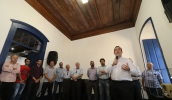Em seu discurso, o prefeito falou sobre a importância de resgatar, manter e preservar a história de Mogi por meio de obras como a do Casarão do Carmo (Ney Sarmento/ PMMC)