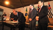 Governadora assina lei que reconhece os novos municípios de interesse turístico de São Paulo (Foto Guilherme Berti)