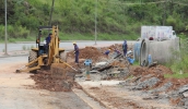 Linha de recalque construída na Avenida Engenheiro Miguel Gemma integra sistema de bombeamento da Estação Bambuzal, no Conjunto Toyama 2 (Foto: Guilherme Berti/PMMC)