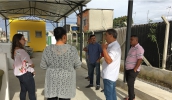 Diretor André Miragaia recebeu os técnicos de Suzano, que conheceram o funcionamento do ecoponto de Jundiapeba, inaugurado no ano passado (Foto: Divulgação)