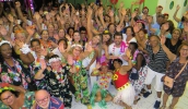UnicaFisio promoveu um baile de Carnaval com ares tropicais (foto: Cleber Lazo/Divulgação)