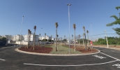 Nova rotatória da avenida Vereador Dante Jordão Stoppa deverá oferecer mais fluidez e segurança ao trânsito de veículos nesta região de Cezar de Souza (Ney Sarmento/PMMC)