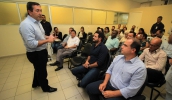 Prefeito Marcus Melo fala sobre taxa de Mortalidade Infantil de Mogi das Cruzes em 2017, que foi de 9,48 (foto: Guilherme Berti/PMMC)