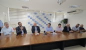 O diretor Júlio Carmazen será o responsável pelo trabalho de modernização da Höganäs e detalhou como será feito o processo (Foto: Ney Sarmento/PMMC)