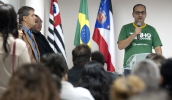 Secretário municipal do Verde, Daniel Teixeira de Lima, destacou a união de secretarias na elaboração de ações voltadas à defesa do meio ambiente (Foto: Júnior Lago/PMMC)