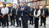 O prefeito destacou a oportunidade da cidade em receber uma nova rede atacadista, gerando empregos e desenvolvimento. (Foto: Junior Lago/PMMC)