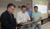Marcus Melo, assinou o termo de cooperação junto ao presidente executivo do Instituto Trata Brasil, Edson Carlos, os secretários municipais de Agricultura, Renato Abdo e Verde e Meio Ambiente, Daniel . . .