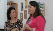 A presidente do Fundo Social de Mogi, Karin Melo, agradeceu pela presença e parceria de Fernanda Chahin, que possibilitou o início de mais um projeto (Ney Sarmento/ PMMC)