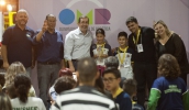 Os vencedores da 4ª Mostra Municipal de Robótica Educacional foram da EM Antonio Pedro Ribeiro, da Moralogia, com o projeto Sonar. (Foto: Junior Lago/PMMC)