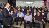 Campanha Mogi+Azul marca a divulgação de informações sobre o câncer de próstata e incentiva a realização de exames para promover o diagnóstico precoce da doença (foto: Guilherme Berti/PMMC)
. . .