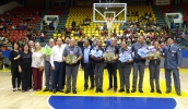 Os instrutores do Proerd foram homenageados durante as solenidades. (Foto: Divulgação/PMMC)