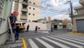 Alteração no quarteirão da rua Presidente Rodrigues Alves permitirá que motoristas que estão na rua Major Pinheiro Franco acessem a rua Navajas (Ney Sarmento/PMMC)