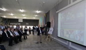 Foi inaugurada hoje no Polo Digital a Sala Höganäs, um espaço inteiramente dedicado ao networking, desenvolvido pela empresa, em parceria com a Prefeitura (Ney Sarmento/ PMMC)