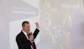 Foi inaugurada hoje no Polo Digital a Sala Höganäs, um espaço inteiramente dedicado ao networking, desenvolvido pela empresa, em parceria com a Prefeitura (Ney Sarmento/ PMMC)