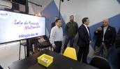 Foi inaugurada hoje no Polo Digital a Sala Höganäs, um espaço inteiramente dedicado ao networking, desenvolvido pela empresa, em parceria com a Prefeitura (Ney Sarmento/ PMMC)