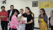 A primeira turma da Associação Social para Educação e Tratamento dos Excepcionais e quinta do projeto Chefs Notáveis teve cerimônia de formatura ontem (Ney Sarmento/ PMMC)