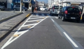 Trecho da rua Coronel Santos Cardoso passou a ter mão única de direção e o cruzamento da via com a rua Santana vem sendo monitorado pela Secretaria de Transportes (Divulgação)