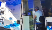 Agência Móvel oferece serviços como emissão de segunda via de conta, parcelamento de débitos e pedido de novas ligações, entre outros (Foto: Julio Nogueira/Semae)