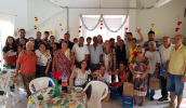 Vila Dignidade tem recebido diversas ações solidárias neste final de ano, como o tradicional almoço de confraternização (foto: Divulgação/PMMC)