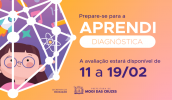 Avaliação diagnóstica on-line poderá ser feita até sexta-feira. (Divulgação/PMMC)
