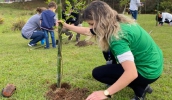 Parque da Cidade recebeu mudas nesta quinta-feira: programação prevê mais eventos do tipo na sexta (Divulgação/SVMA)