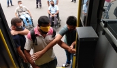 Projeto Sentindo na Pele teve ação com profissionais do transporte para mostrar, na prática, os desafios enfrentados pelas pessoas com dificuldade de locomoção (Divulgação)