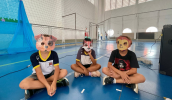 Os alunos do Cempre Profª Lourdes Lopes Romeiro Iannuzzi, em Jundiapeba, também brilharam na apresentação do Teatro de Leitores. (Divulgação/PMMC)