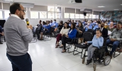 Secretário Gabriel Bastianelli destacou o trabalho conjunto e a parceria com entidades parceiras e a iniciativa privada para a viabilização do programa Acesso (Pedro Chavedar/PMMC)