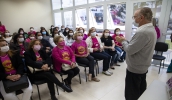 O secretário municipal de Saúde, Zeno Morrone Junior, falou sobre prevenção e a importância do diagnóstico precoce (foto: Pedro Chavedar/PMMC)