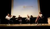 A música ficou por conta do Quarteto de Cordas “Minha Terra Mogi”, da Sinfônica Mogi. (Divulgação/PMMC)