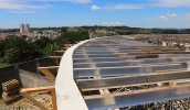 Estrutura de concreto está cerca de 75% concluída; unidade elevará para 6 milhões de litros a disponibilidade de água na região (Divulgação/PMMC)