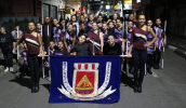 A EE Prof. Claudio Abrahão, a Fancab ficou na 2ª colocação da categoria “Banda Musical de Marcha Sênior” e ocupou a 2ª posição na classificação geral. (Divulgação/PMMC)