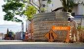 Coletor que está sendo construído pelo Semae atenderá mais de 4.400 moradores no Parque Santana (Divulgação/PMMC)