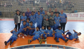 A equipe masculina de futsal do Cempre Prof. Sérgio Moretti levou o título masculino. (Divulgação/PMMC)