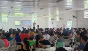 Os profissionais participaram da palestra “A diversidade de personalidades no ambiente de trabalho: do conflito à criatividade”. (Divulgação/PMMC)