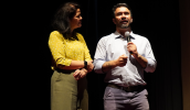 "Este novo kit de uniforme completo traz dignidade e igualdade de oportunidades para os nossos alunos", disse o prefeito Caio Cunha ao lado da vice-prefeita Priscila Yamagami.
