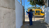 O Pró-Escolar, na Vila Lavínia, recebeu serviços de pintura e tem previsto outras intervenções de alvenaria e hidráulica. (Divulgação/PMMC)