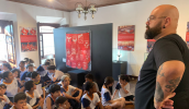Na última semana, os estudantes do 5º ano do Ensino Fundamental participaram da abertura da exposição "Festa do Divino Espírito Santo de Mogi das Cruzes - Professora Amália Thereza Manna de Deus", . . .
