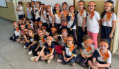 Rodas de conversa e vídeos fizeram parte da programação da EM Profª Noemia Real Fidalgo, no Jardim Maricá. (Divulgação/PMMC)