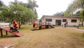 Play Pet é um playground para cães que estimula a saúde física e mental dos animais (Foto: Warley Kenji/PMMC)