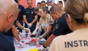 Os novos integrantes da Guarda Civil Municipal de Mogi das Cruzes passaram por treinamentos diversos, entre eles o de atendimento pré-hospitalar tático (Divulgação/PMMC)