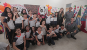 Durante o evento, foram entregues os certificados de conclusão do curso e os alunos destaque das turmas foram homenageados. (Warley Kenji/PMMC)