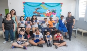 O e-book "Era uma vez... Estórias para Crianças Grandes" foi redigido e editado pelos alunos do 5º ano da EM Prof. Afonso Caporali Filho. (Warley Kenji/PMMC)