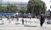 Nova pista de skate foi reformada e e passou a oferecer mais obstáculos para os praticantes da modalidade (Divulgação/PMMC)