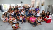 Visita CEIM Marcus Adalberto Abib ao DAE como premiação dos Jogos da Alimentação Saudável). (Divulgação/PMMC)